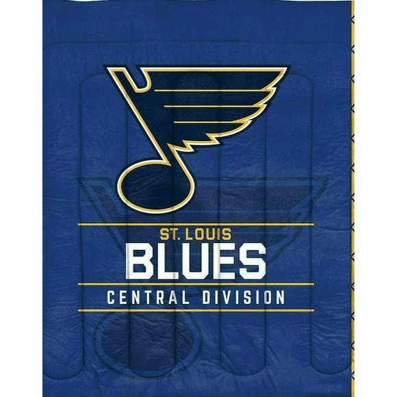 NEW ST LOUIS BLUES 2 PIECE TWIN COMFORTER SET BEDDING NHL LICENSED BY NORTHWEST